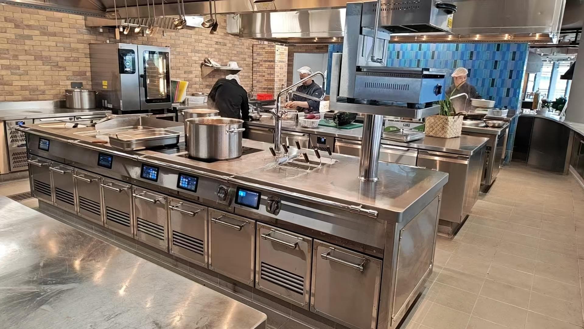 Calidad Serie de cocinas de isla integradas fábrica