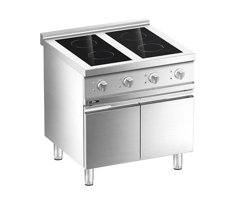 calidad  Floor Western Induction Four-zone Cooking Range with Cabinet fábrica