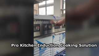 Cocina de inducción occidental de piso