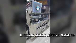 Carro de comedor móvil integrado